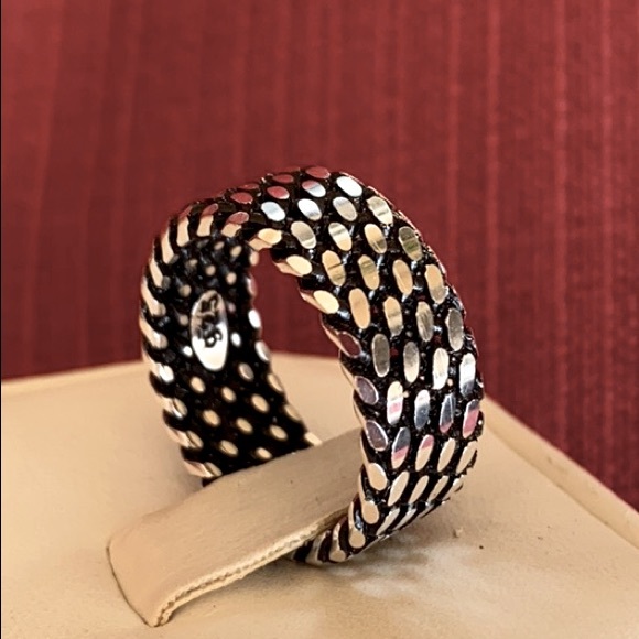 NEW 925 STERLING SILVER MEN ETERNITY WEDDING BAND - Picture 2 of 7